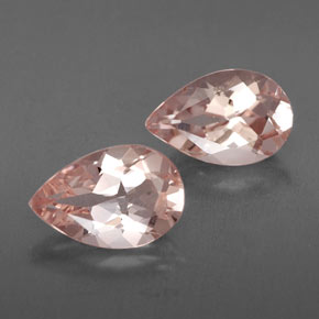 Pedras preciosas de morganita rosa natural de  ct, formato de pêra, VVS-VS