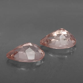 Pedras preciosas de morganita rosa natural de  ct, formato de pêra, VVS-VS