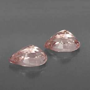 Pedras preciosas de morganita rosa natural de  ct, formato de pêra, VS-SI