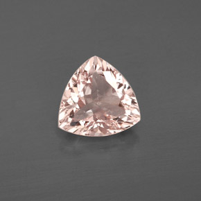 Morganita rosa natural 1,44ct, trillion, VVS-VS