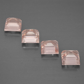 Pedras preciosas de morganita rosa natural de  ct, quadrado, VS
