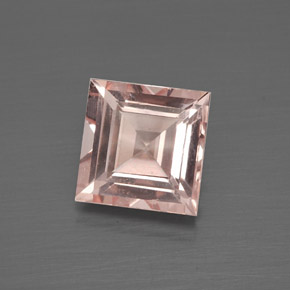Morganita Luz rosa Natural 1.57ct, Quadrado, VS