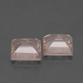 Pedras preciosas de morganita rosa natural de  ct, quadrado, VVS-VS
