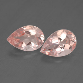 Pedras preciosas de morganita rosa natural de  ct, formato de pêra, VVS-VS