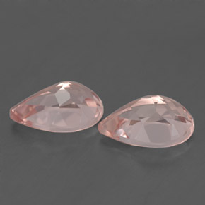 Pedras preciosas de morganita rosa natural de  ct, formato de pêra, VVS-VS