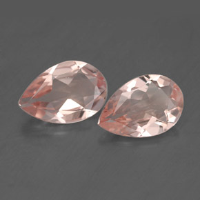 Pedras preciosas de morganita rosa natural de  ct, formato de pêra, VVS-VS