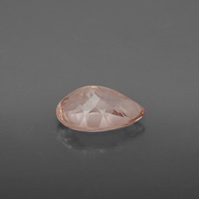 Morganita rosa natural 1,77ct, formato de pêra, VS-SI