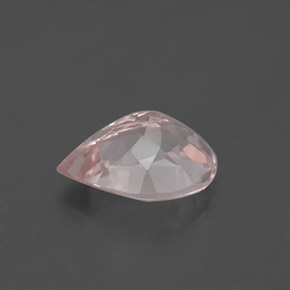 Morganita rosa natural 1,86ct, formato de pêra, VS