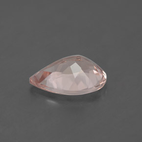 Morganita rosa natural 1,54ct, formato de pêra, VS