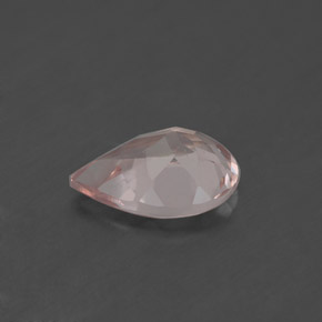 Morganita rosa natural 1,58ct, formato de pêra, VS
