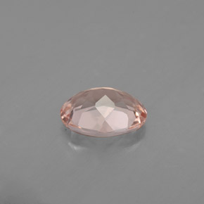 Morganita rosa natural 1,15ct, corte oval, VVS