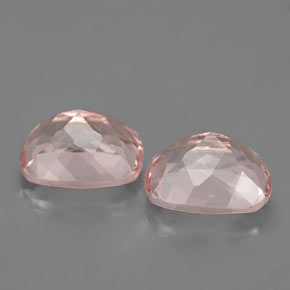 Pedras preciosas de morganita rosa natural de  ct, almofada cortada, VS