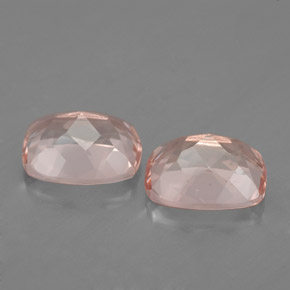 Pedras preciosas de morganita rosa natural de  ct, almofada cortada, VVS