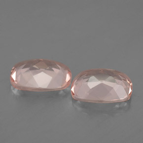 Pedras preciosas de morganita rosa natural de  ct, almofada cortada, VVS-VS
