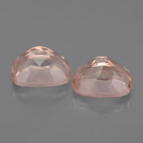 Pedras preciosas de morganita rosa natural de  ct, almofada cortada, VVS