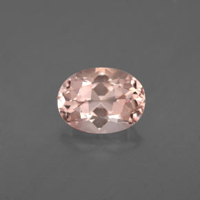 Morganita rosa natural 1,35ct, corte oval, VS-SI