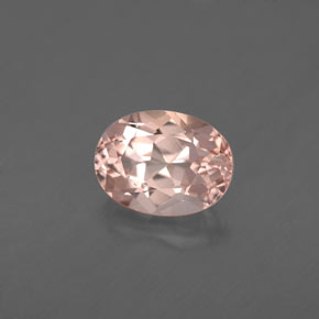 Morganita rosa natural 1,35ct, corte oval, VS-SI