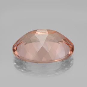 Morganita rosa natural 10,55ct, corte oval, VVS