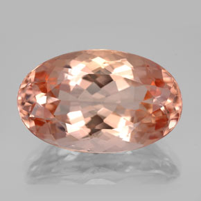 Morganita rosa natural 13,26ct, corte oval, VVS-VS