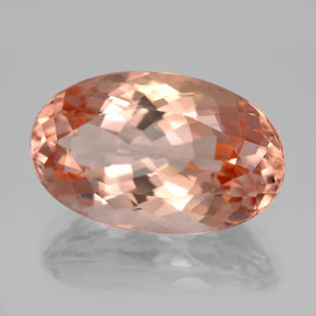 Morganita rosa natural 13,26ct, corte oval, VVS-VS