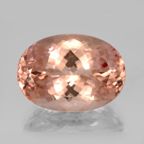 Morganita rosa natural 13,30ct, corte oval, VVS-VS