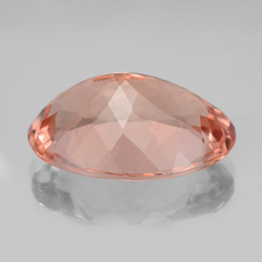 Morganita rosa natural 15,30ct, corte oval, VVS