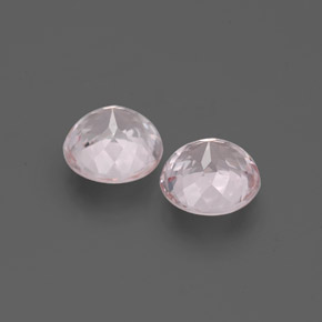 Pedras preciosas de morganita rosa natural de  ct, corte redondo, VS