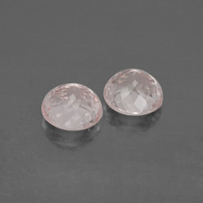 Pedras preciosas de morganita rosa natural de  ct, corte redondo, VVS-VS