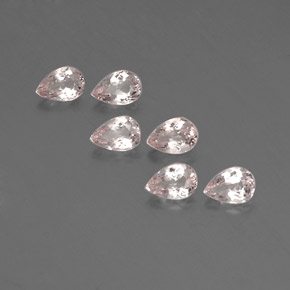 Pedras preciosas de morganita rosa natural de  ct, formato de pêra, VVS-VS