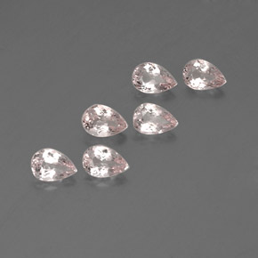 Pedras preciosas de morganita rosa natural de  ct, formato de pêra, VVS-VS
