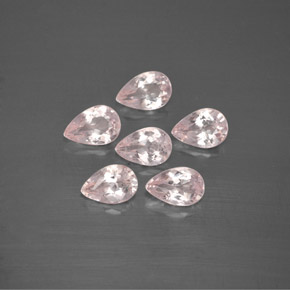 Pedras preciosas de morganita rosa natural de  ct, formato de pêra, VVS-VS