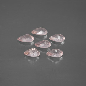 Pedras preciosas de morganita rosa natural de  ct, formato de pêra, VVS-VS