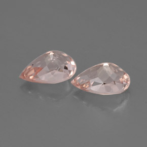 Pedras preciosas de morganita rosa natural de  ct, formato de pêra, VVS-VS