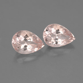 Pedras preciosas de morganita rosa natural de  ct, formato de pêra, VVS-VS