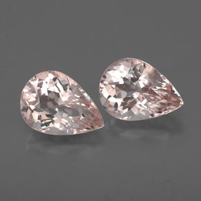 Pedras preciosas de morganita rosa natural de  ct, formato de pêra, VVS-VS