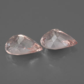 Pedras preciosas de morganita rosa natural de  ct, formato de pêra, VVS-VS
