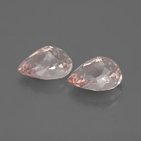 Pedras preciosas de morganita rosa natural de  ct, formato de pêra, VVS-VS