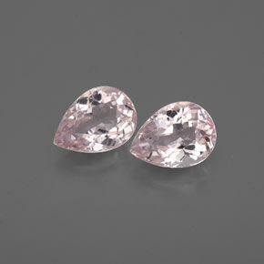 Pedras preciosas de morganita rosa natural de  ct, formato de pêra, VVS-VS