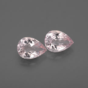 Pedras preciosas de morganita rosa natural de  ct, formato de pêra, VVS-VS