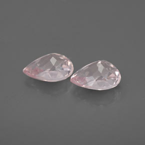 Pedras preciosas de morganita rosa natural de  ct, formato de pêra, VVS-VS