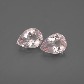 Pedras preciosas de morganita rosa natural de  ct, formato de pêra, VVS