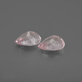 Pedras preciosas de morganita rosa natural de  ct, formato de pêra, VVS