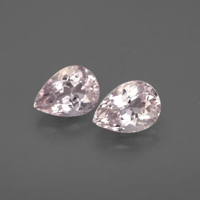 Pedras preciosas de morganita rosa natural de  ct, formato de pêra, VVS