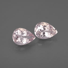 Pedras preciosas de morganita rosa natural de  ct, formato de pêra, VVS