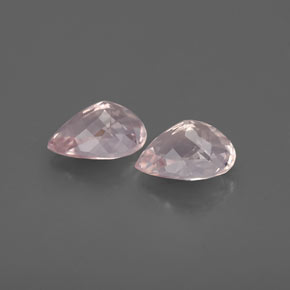 Pedras preciosas de morganita rosa natural de  ct, formato de pêra, VVS
