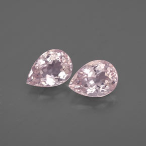 Pedras preciosas de morganita rosa natural de  ct, formato de pêra, VVS