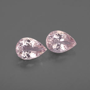 Pedras preciosas de morganita rosa natural de  ct, formato de pêra, VVS