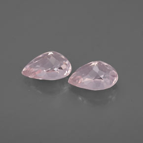 Pedras preciosas de morganita rosa natural de  ct, formato de pêra, VVS