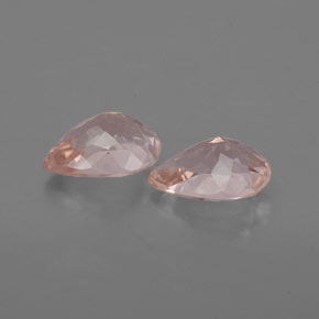 Pedras preciosas de morganita rosa natural de  ct, formato de pêra, VS