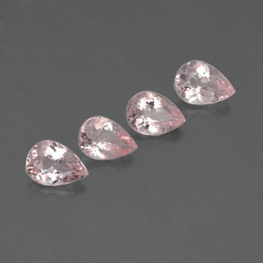 Morganita Luz rosa Natural 2.39ct, Formato de pêra, VS